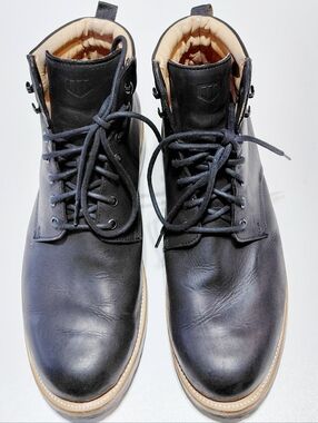 WILCOX Men's Shiloh  Leather Upper Goodyear Welt Black Boot Size 13